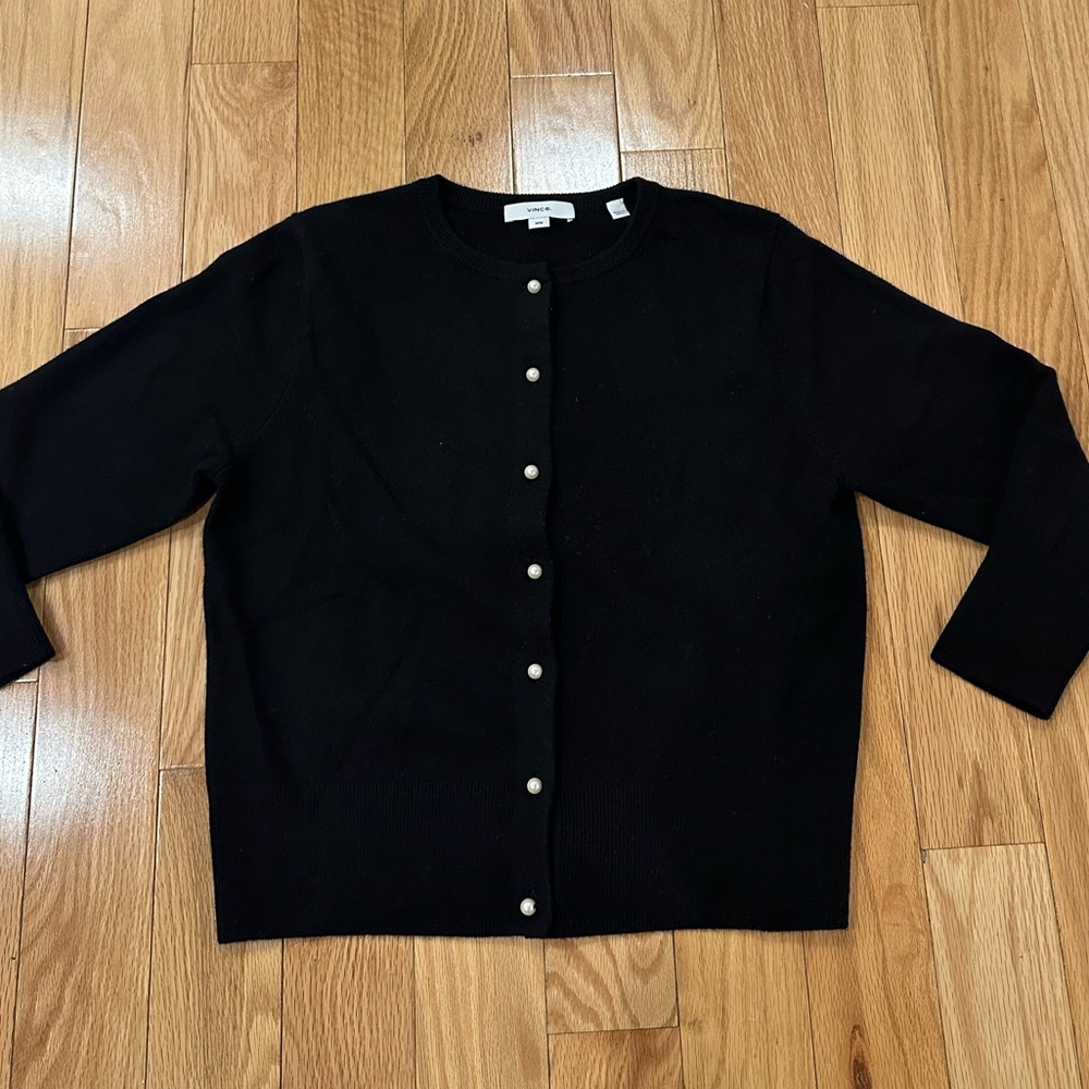 Women's Black Cardigan Sweater